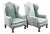 Antique Wing Back Armchairs, 1920, Set of 2 For Sale