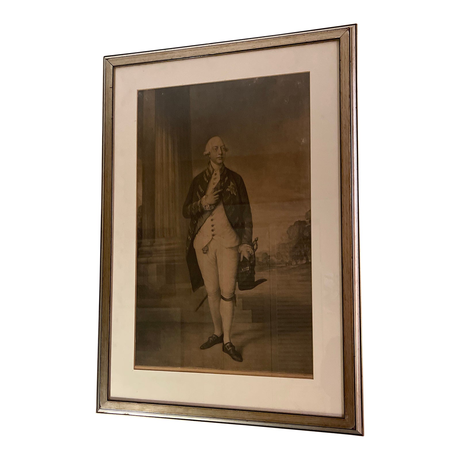 Late 18th Century Museum Quality Engraving King George III, Framed ...