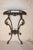 American 19th Century American Victorian Cast Iron Marble Top Lamp Table Stand For Sale - Image 3 of 8