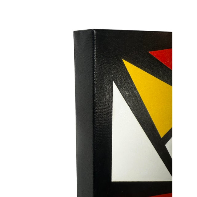 Abstract Minimalist Geometric Acrylic Painting 30x40 x 1.5 deep