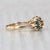 0.89ctw Diamond Emerald Ruby Sapphire Flowers Ring 14k Yellow Gold Size 6.25 For Sale - Image 4 of 8
