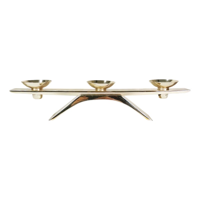 Mid-century Candlestick Attributed To Kurt Radke For Wmf, 1960s