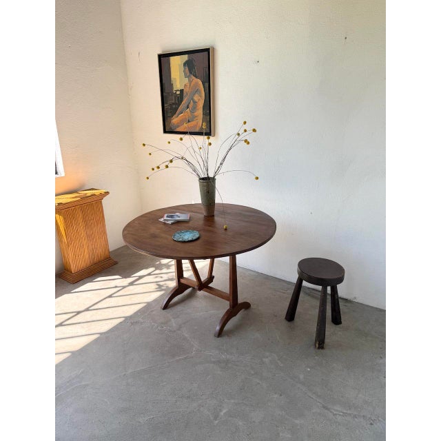 Oak Winegrowers Table, 1950s For Sale - Image 11 of 18