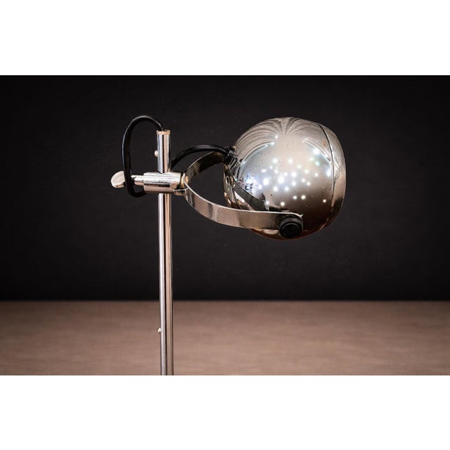 1960s Table Lamp Plated in Chrome, Unknown For Sale - Image 9 of 9