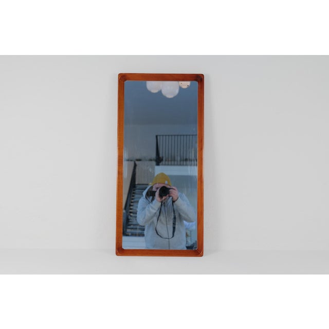 Swedish Modern Mirror in Mahognay, 1940s For Sale - Image 9 of 12
