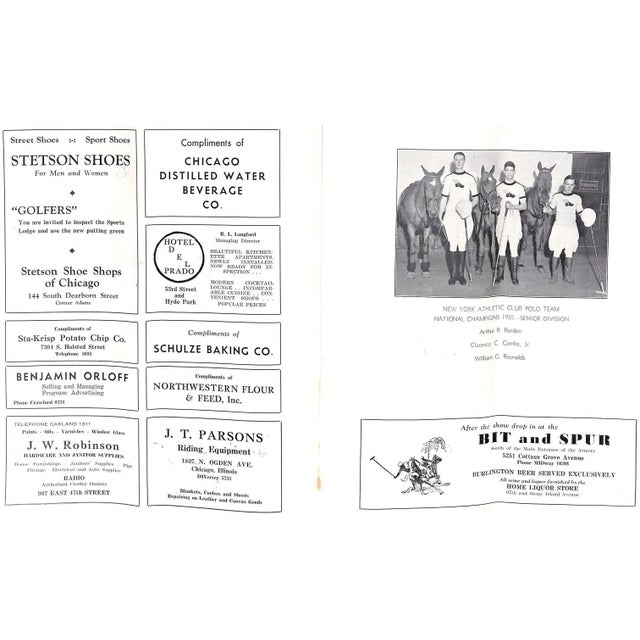National Indoor Polo Tournament Chicago 1936 For Sale - Image 4 of 7