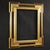 1920s Vintage Italian Gilded and Painted Frame, 1920 For Sale - Image 5 of 13