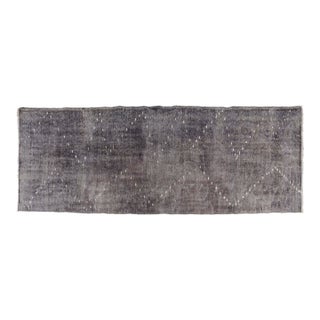 Mid 20th Century Deep Anthracite With White Geometric Accents For Sale