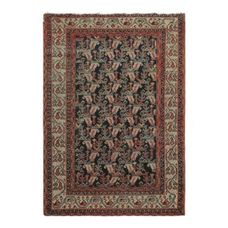 Vintage Persian Malayer Rug With Colorful, Dense Floral Patterns - Rug & Kilim For Sale
