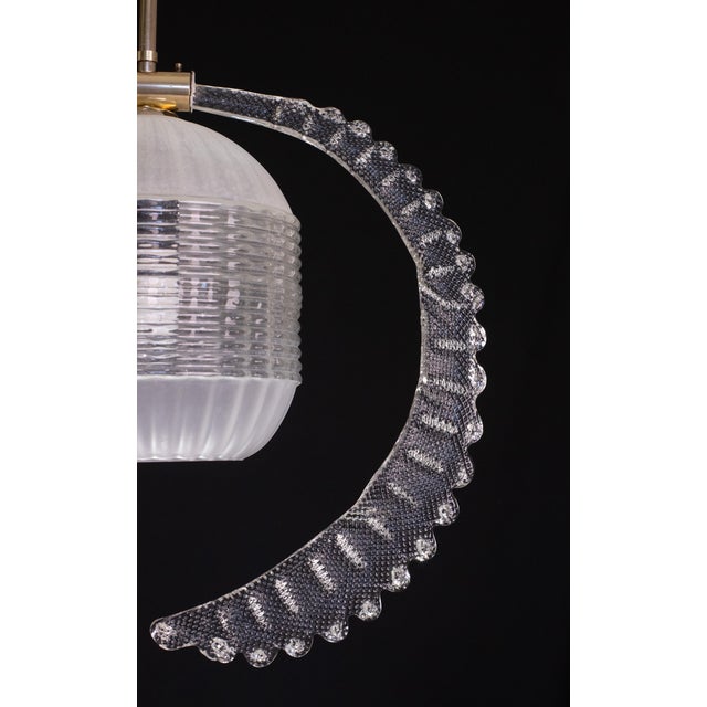 Liberty Pendant Light, Murano Glass, 1950s For Sale - Image 10 of 11