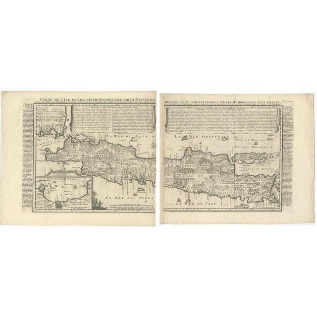 Antique Map of Java Indonesia by Chatelain, 1719 For Sale - Image 6 of 6