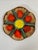 A gorgeous vibrant French Majolica Ceramic Oyster Plate handcrafted and hand painted by artisans of Vallauris France in...