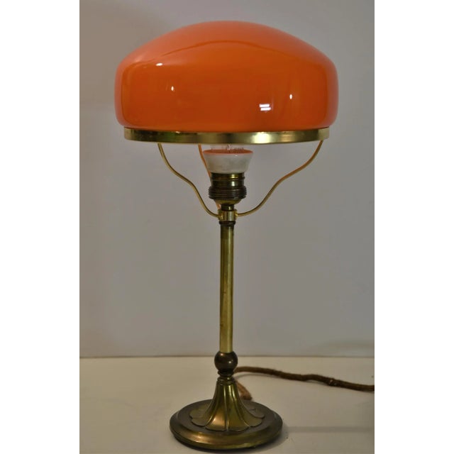 Swedish Grace Brass and Glass Table Lamp, Sweden, 1920s For Sale - Image 13 of 13
