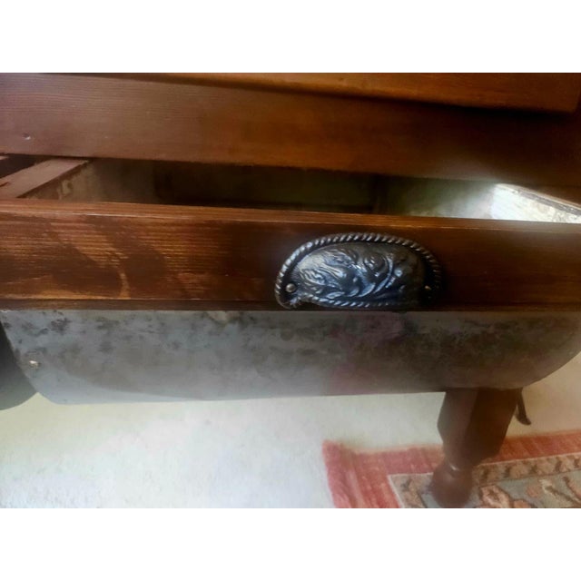 Antique Oak Baker's Table (C1890–1930) For Sale - Image 18 of 18