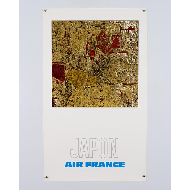 Air France Travel Poster for Japan from Raymond Pagès, 1971 For Sale - Image 3 of 9