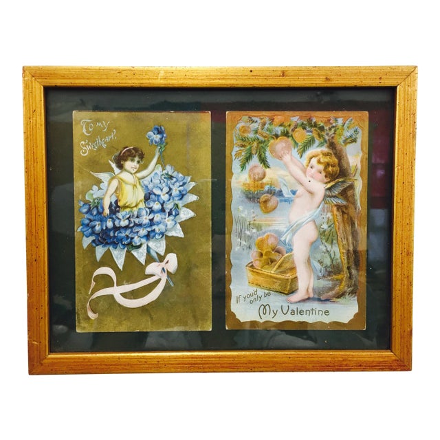 Antique Framed Valentines For Sale