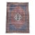 Vintage Oversized Bidjar Rug, Hand-Knotted Wool, Geometric Pattern, Blue & Red,10x15 For Sale