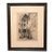 Mid 20th Century Kurt Peiser Signed Original Etching Vieille Cour Artist Proof Framed Belgian Art For Sale