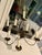Ebony Antique French Wrought Iron Candle Sconces – Electrified 19th Century Wall Lights - a Pair For Sale - Image 8 of 10