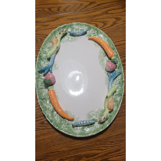 Fitz and Floyd Ceramic Pig Tureen With Tray For Sale - Image 11 of 12
