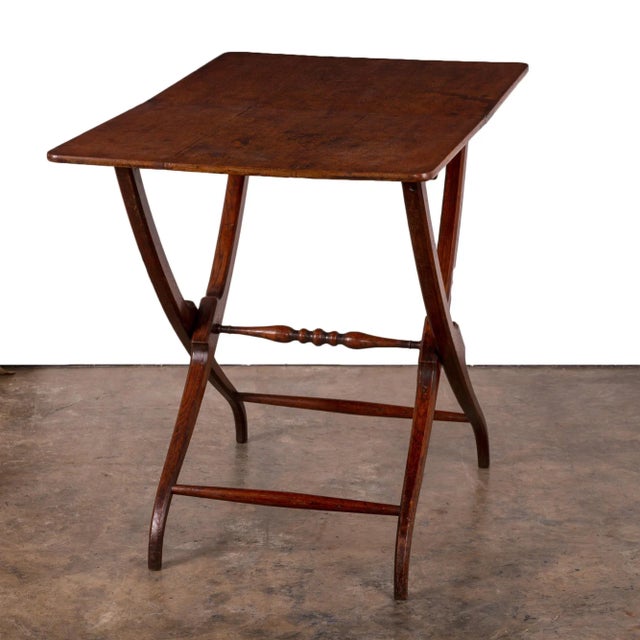 Traditional Regency Oak Coaching Table For Sale - Image 3 of 9