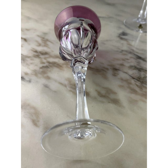 Vintage Lead Crystal Glasses, 1980s, Set of 6 For Sale - Image 9 of 13