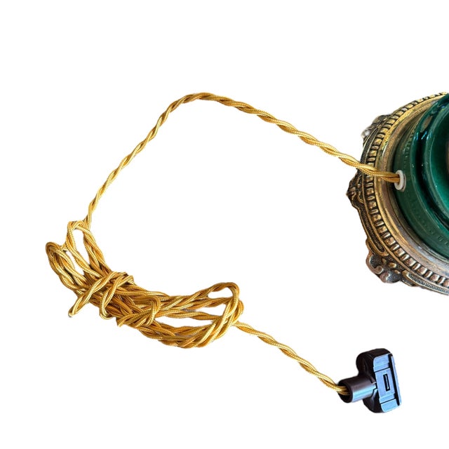 Gilded Swans: A French Revival Table Lamp For Sale - Image 12 of 12