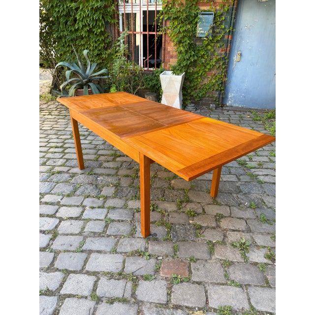 Brown Teak Dining Table with Butterfly Extension from Faarup Møbelfabrik For Sale - Image 8 of 11