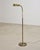 Mid-Century Patinated Brass Adjustable Pharmacy Floor Lamp For Sale - Image 9 of 16