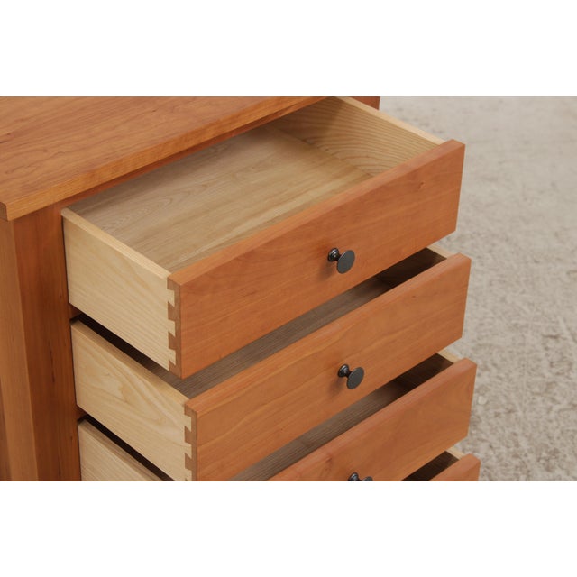 2000 - 2009 Gat Creek Cherry 4 Drawer Nightstand For Sale - Image 5 of 15