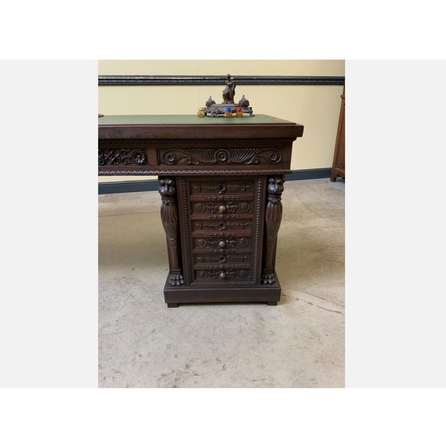 Age: circa 1880 Wood type: solid walnut Condition: very good, meticulously maintained, and ready-to-use original condition...