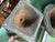 Vintage Small Cast Iron Tabletop Urns - A Pair For Sale - Image 10 of 10
