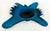 Fratelli Toso Late 20th Century Murano Blue, White Cased Pulled Blown Glass Bowl, "Star Shaped" For Sale - Image 4 of 7