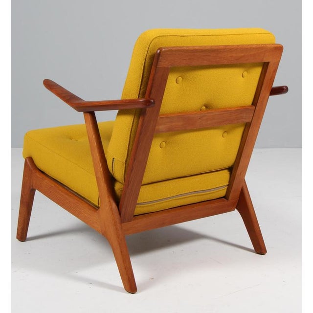 Vintage Lounge Chair in Teak and Oak by H. Brockman Petersen for Komfort, 1960s For Sale - Image 6 of 8