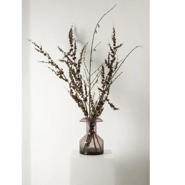 Vaso de Vidrio 'Corrosa' signs Zane, at Estilo de Carlo Scarpa or Seguso. Mint Condition. This piece has an attribution...