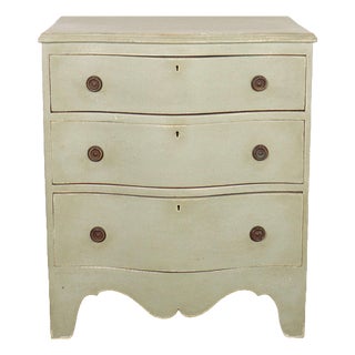 Swedish Serpentine Commode, 1890s For Sale