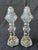 Vintage Cut Crystal Salt & Pepper Pedestal Shakers a Pair For Sale - Image 13 of 16