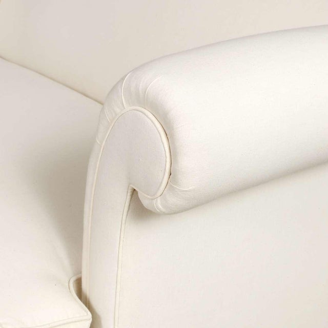 Neoclassical Pair of Neoclassical Style Loveseats For Sale - Image 3 of 4