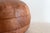 De Sede Vintage Cognac Leather Ottoman or Pouf Attributed to De Sede, Switzerland, 1970s For Sale - Image 4 of 7