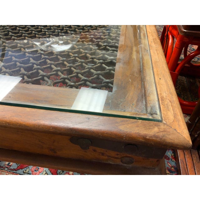 Brown 20th Century Mission Style Side Table For Sale - Image 8 of 8