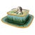 George Jones George Jones Majolica Sardine Box on Turquoise Ground, English, Ca. 1870 For Sale - Image 4 of 18