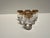 Murano Glass Medici Gold Rim Liquor Glass Set, 1970s, Set of 6 For Sale - Image 6 of 7