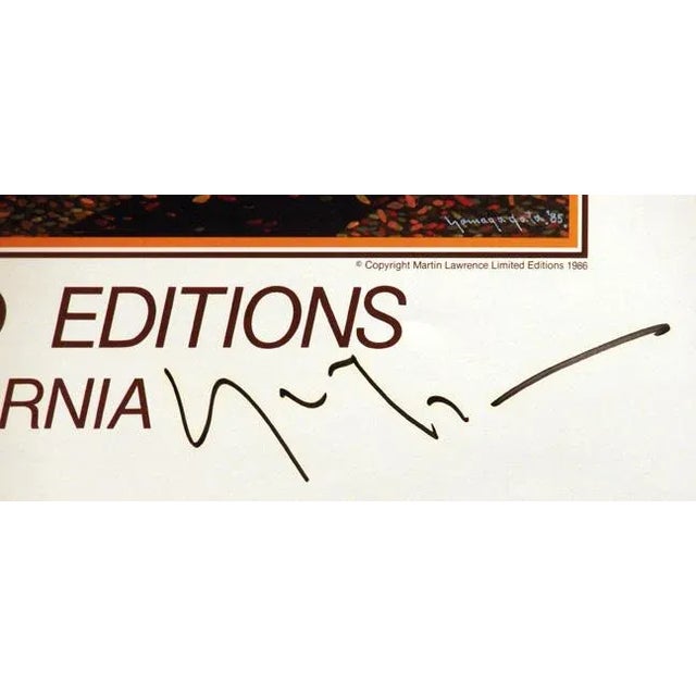 Impressionist 1990s Hiro Yamagata Signed Exhibition Poster For Sale - Image 3 of 5