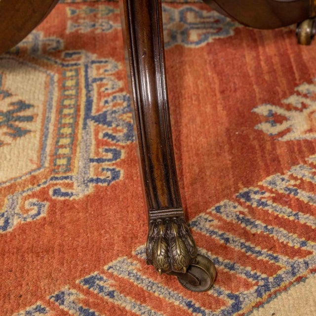 Regency Ladies Mahogany Worktable For Sale - Image 4 of 17