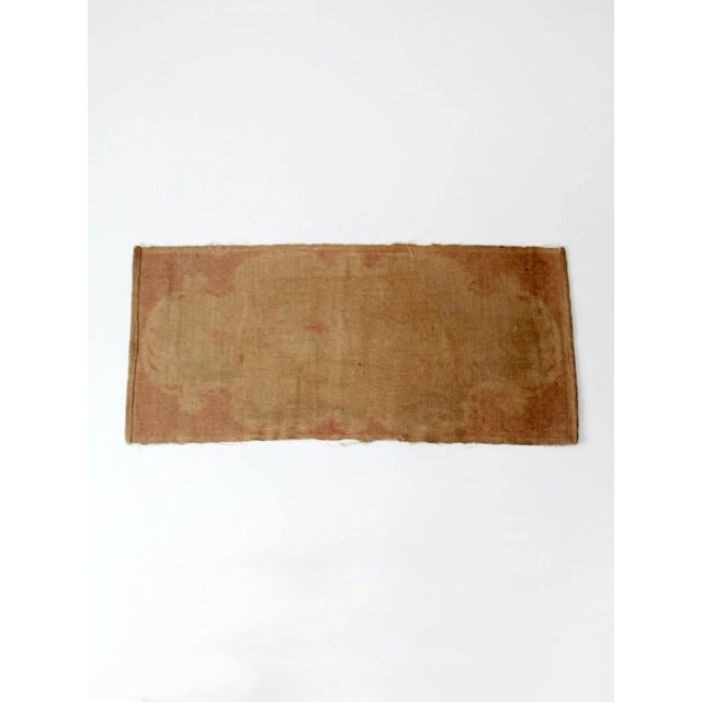 Antique Woven Tapestry Wall Hanging For Sale - Image 4 of 9