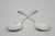 Sheffield Vintage Sheffield England Modern Silver Plated Salad Serving Set Fork & Spoon For Sale - Image 4 of 10