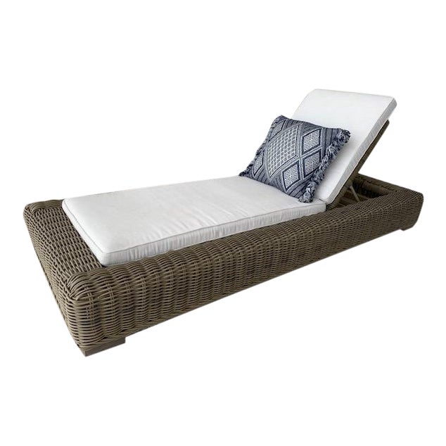 Restoration Hardware Outdoor Provence Luxe Chaise Chairish