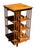 Arts & Crafts Antique Arts & Crafts Walnut Three Tier Revolving Bookcase Excellent Condition For Sale - Image 3 of 12