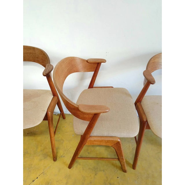 Danish Chairs, 1950s, Set of 4 For Sale - Image 4 of 6