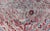 Antique Persian Tabriz Rug With All-Over Geometric Design in Light Blue and Rose Red 7'4 X 11'1 For Sale - Image 11 of 12